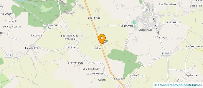 localisation de l'entreprise EARL DES 4 KER à LE FŒIL
