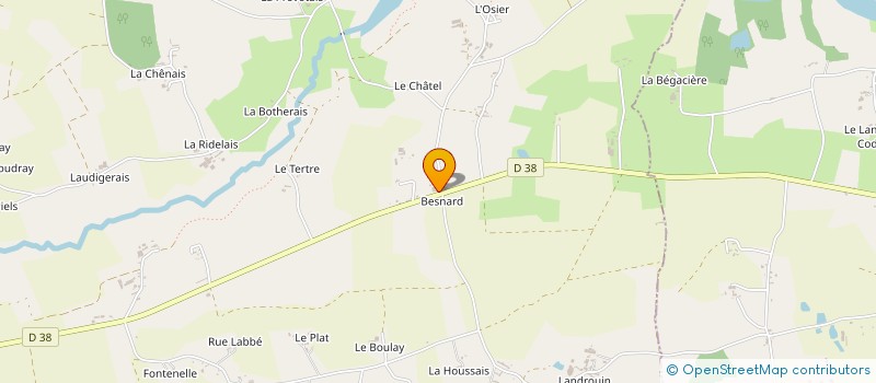 localisation de l'entreprise EARL DES 4 ROUTES DE BESNARD à MAXENT