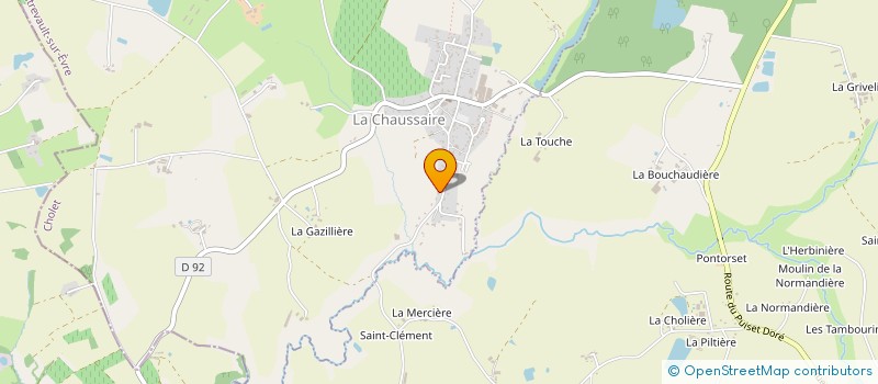 localisation de l'entreprise EARL DES 4 VENTS à MONTREVAULT-SUR-EVRE