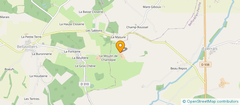 localisation de l'entreprise EARL DES 6 SAPINS à BELFORET-EN-PERCHE