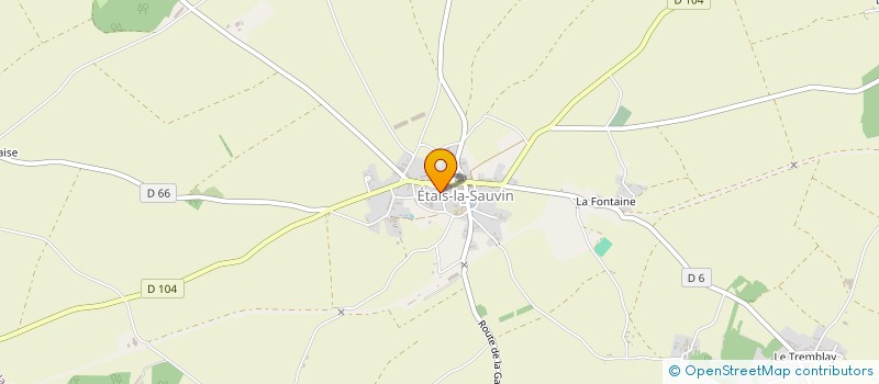 localisation de l'entreprise EARL DES ABREUVOIRS à ETAIS-LA-SAUVIN