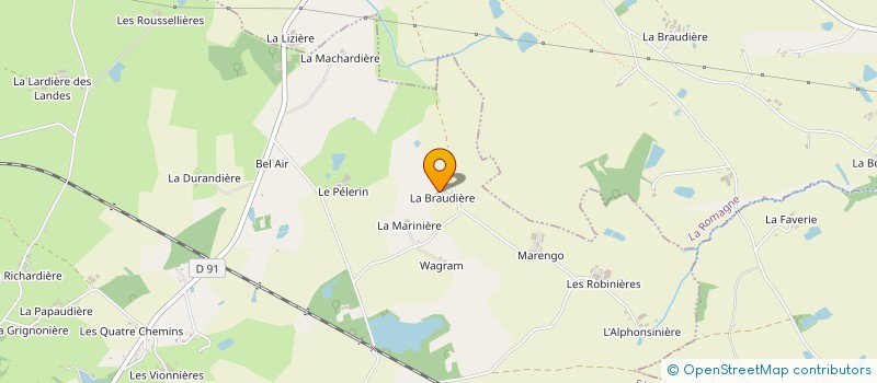 localisation de l'entreprise EARL DES AJONCS  SEVREMOINE