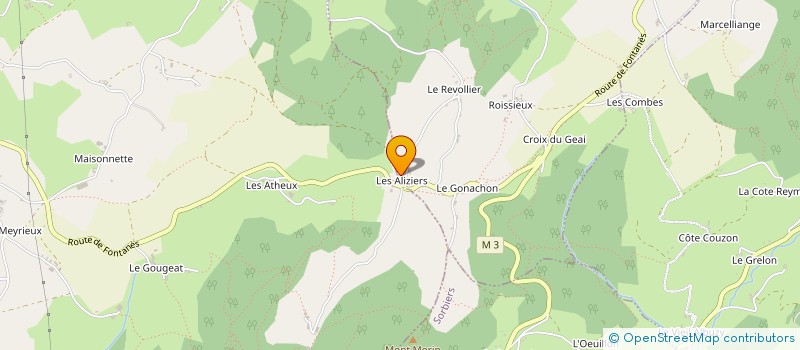 localisation de l'entreprise EARL DES ALIZIERS à FONTANES