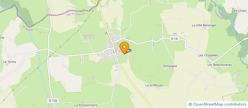 localisation de l'entreprise EARL DES ALLEUX à LOUVIGNE-DU-DESERT