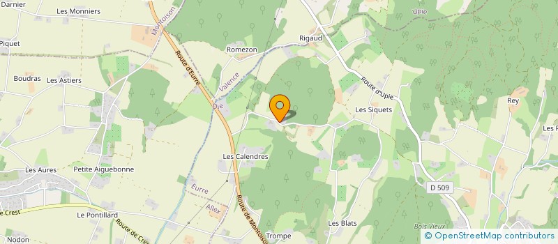 localisation de l'entreprise EARL DES ALOUETTES à EURRE