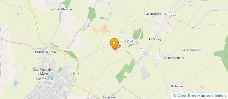 localisation de l'entreprise EARL DES ALPINES  PRINCAY