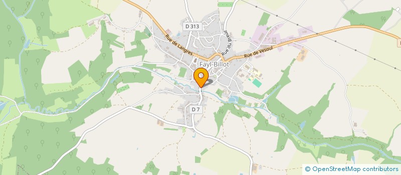 localisation de l'entreprise EARL DES ANGLES à FAYL-BILLOT