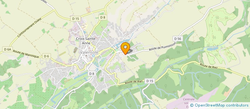 localisation de l'entreprise EARL DES ARLANES à VALENSOLE