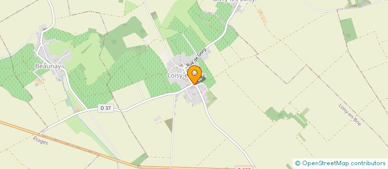 localisation de l'entreprise EARL DES AUBRAUX à ETRECHY