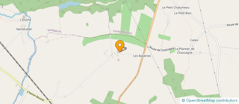 localisation de l'entreprise EARL DES BALATRIES à CHADURIE