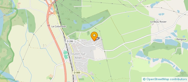 localisation de l'entreprise EARL DES BARATIERS  GENNETINES