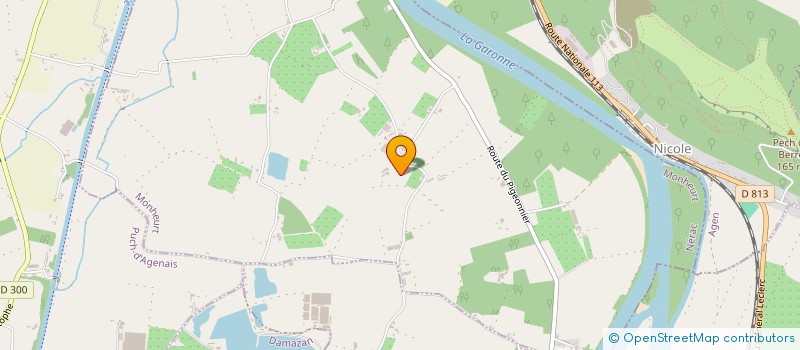 localisation de l'entreprise EARL DES BASSES TERRES  MONHEURT