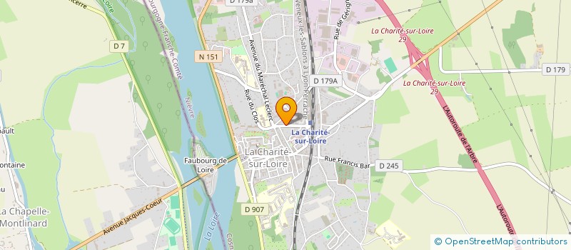 localisation de l'entreprise EARL DES BEAUREGARDS à MESVES-SUR-LOIRE