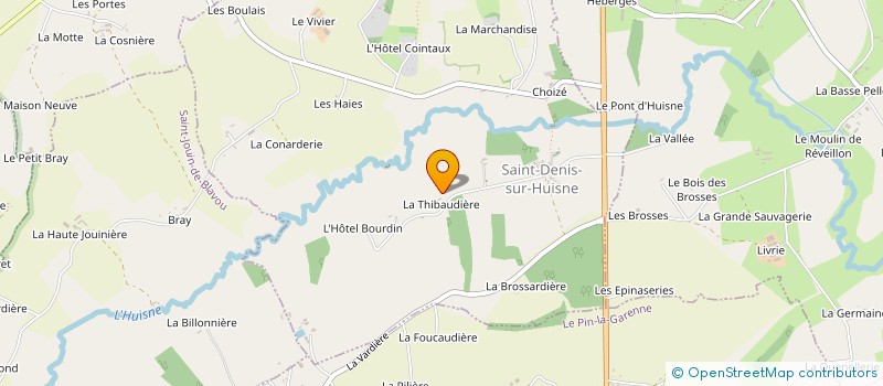 localisation de l'entreprise EARL DES BERGERIES à SAINT-DENIS-SUR-HUISNE