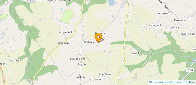 localisation de l'entreprise EARL DES BERGERONNETTES à PLOUEZEC