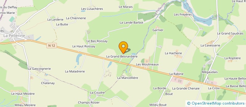 localisation de l'entreprise EARL DES BESNARDIERES à LARCHAMP