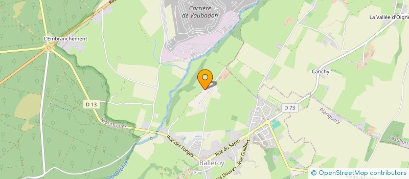 localisation de l'entreprise EARL DES BIARDS à BALLEROY-SUR-DROME