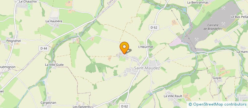 localisation de l'entreprise EARL DES BLES DORES à SAINT-MAUDEZ