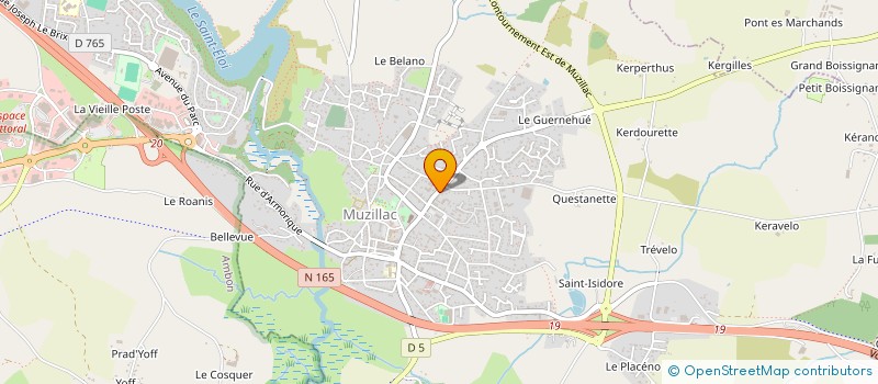 localisation de l'entreprise EARL DES BOIS à NOYAL-MUZILLAC