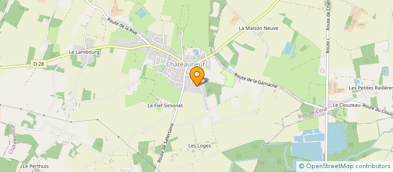 localisation de l'entreprise EARL DES BOIS à BOIS-DE-CENE
