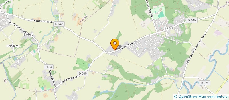 localisation de l'entreprise EARL DES BOIS  LE BURGAUD