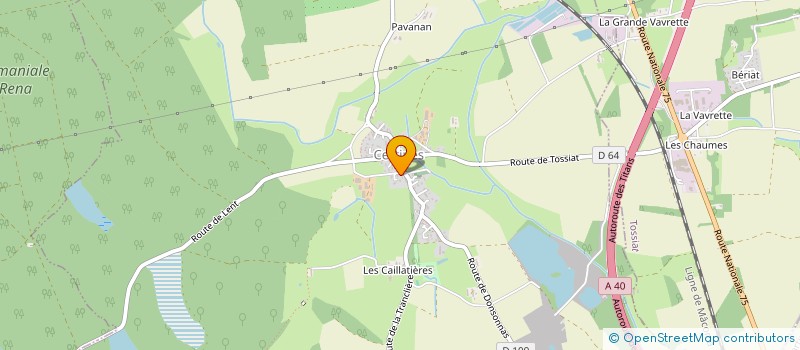 localisation de l'entreprise EARL DES BONNES  MARLIEUX