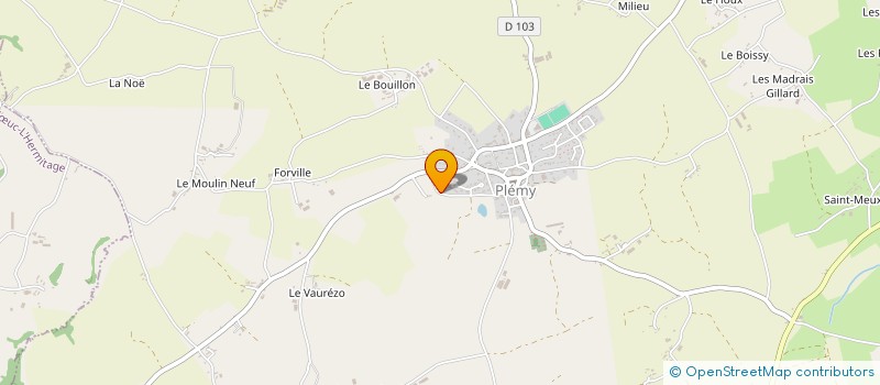 localisation de l'entreprise EARL DES BONNETTES à PLEMY