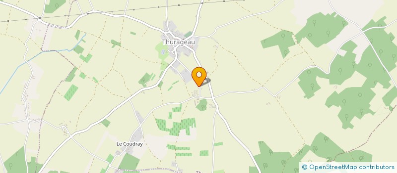 localisation de l'entreprise EARL DES BORNAIS DE LA COUR  THURAGEAU