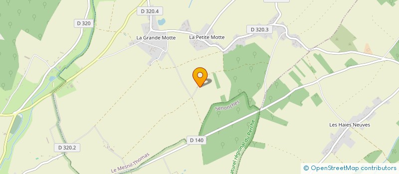 localisation de l'entreprise EARL DES BOULANGERIES à LE MESNIL-THOMAS