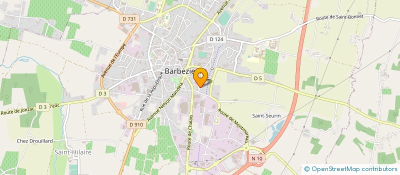 localisation de l'entreprise EARL DES BOULOTS à LIGNIERES-AMBLEVILLE