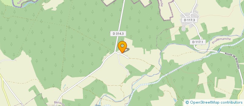 localisation de l'entreprise EARL DES BROUX à BEROU-LA-MULOTIERE