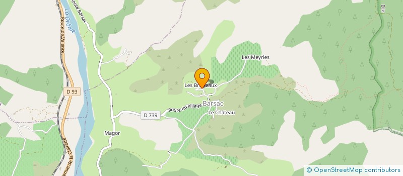 localisation de l'entreprise EARL DES BRUNEAUX  BARSAC