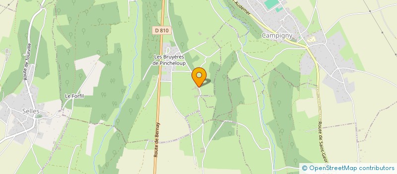 localisation de l'entreprise EARL DES BRUYERES  TOURVILLE-SUR-PONT-AUDEMER