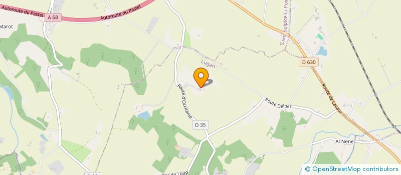 localisation de l'entreprise EARL DES BRUYERES  LUGAN