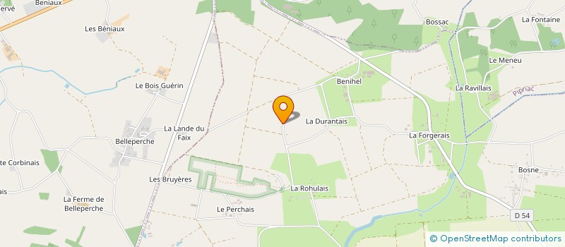 localisation de l'entreprise EARL DES BRUYERES à SAINT-JUST