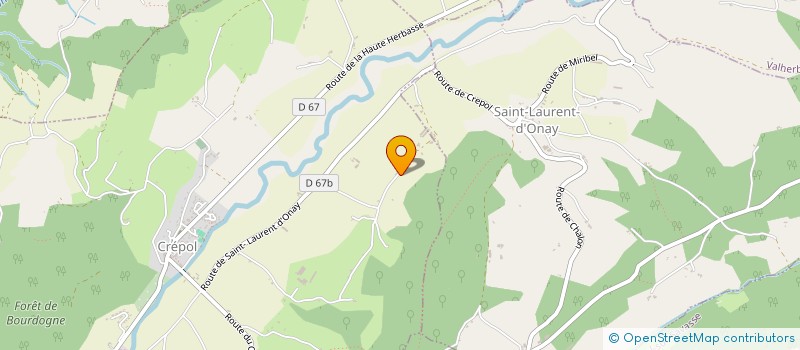 localisation de l'entreprise EARL DES CABINIERES à CREPOL