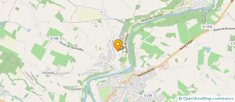 localisation de l'entreprise EARL DES CARRIERES à LAVARDAC