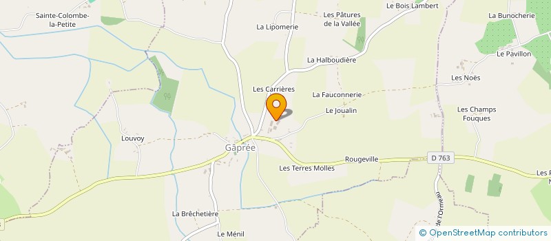 localisation de l'entreprise EARL DES CARRIERES à GAPREE