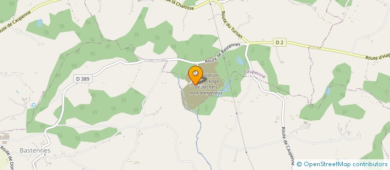 localisation de l'entreprise EARL DES CARRINS  LAUREDE