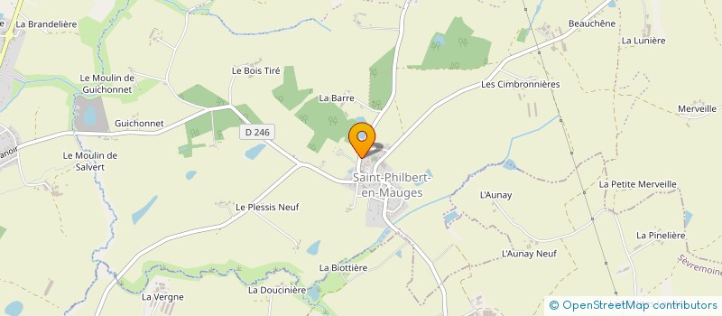 localisation de l'entreprise EARL DES CEDRES  BEAUPREAU-EN-MAUGES