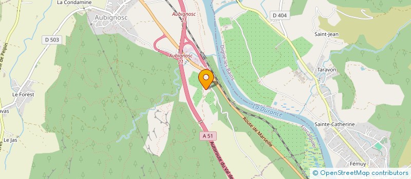 localisation de l'entreprise EARL DES CENT NOMS à AUBIGNOSC
