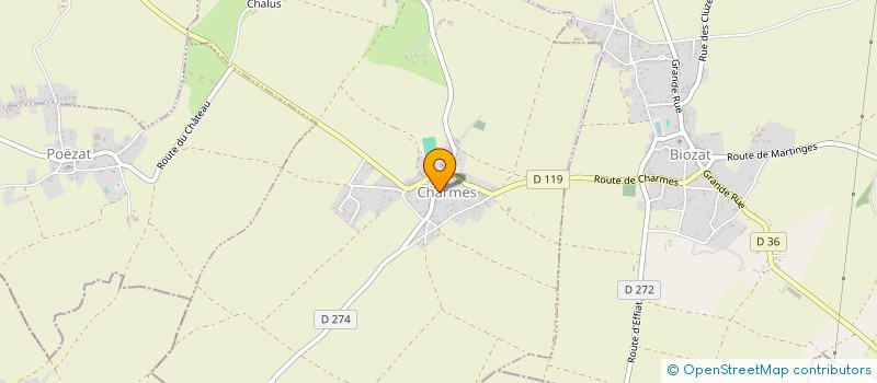 localisation de l'entreprise EARL DES CERES à CHARMES