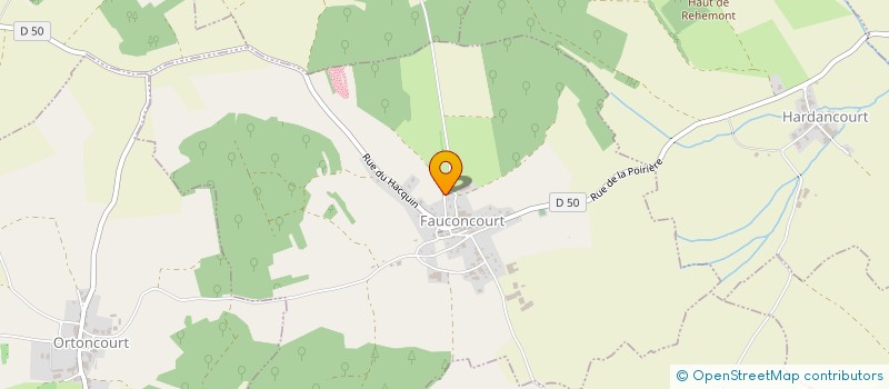 localisation de l'entreprise EARL DES CERNEAUX à FAUCONCOURT