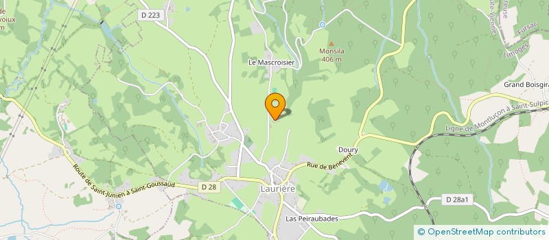 localisation de l'entreprise EARL DES CHABANNES à LAURIERE