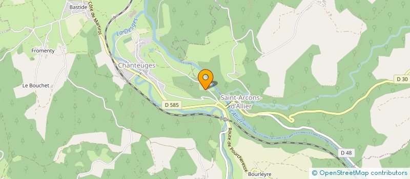 localisation de l'entreprise EARL DES CHAMPIS  MAZEYRAT D'ALLIER