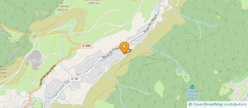 localisation de l'entreprise EARL DES CHAMPIS à LA BRESSE