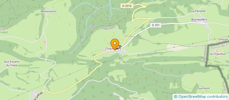 localisation de l'entreprise EARL DES CHAMPS DERRIERES à INDEVILLERS