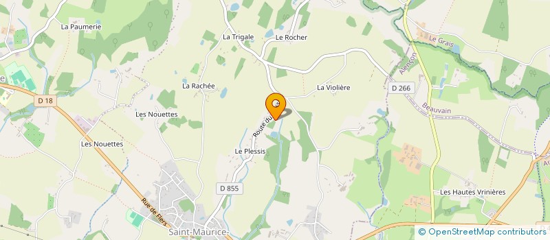 localisation de l'entreprise EARL DES CHAMPS FAILLIS à LONLAY-LE-TESSON