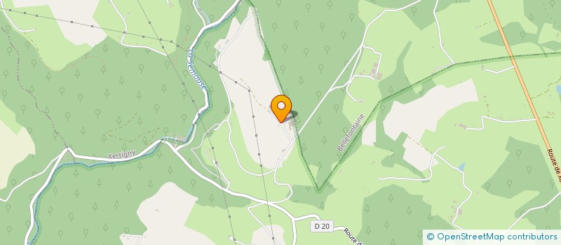 localisation de l'entreprise EARL DES CHAMPS FLEURIS  PLOMBIERES-LES-BAINS