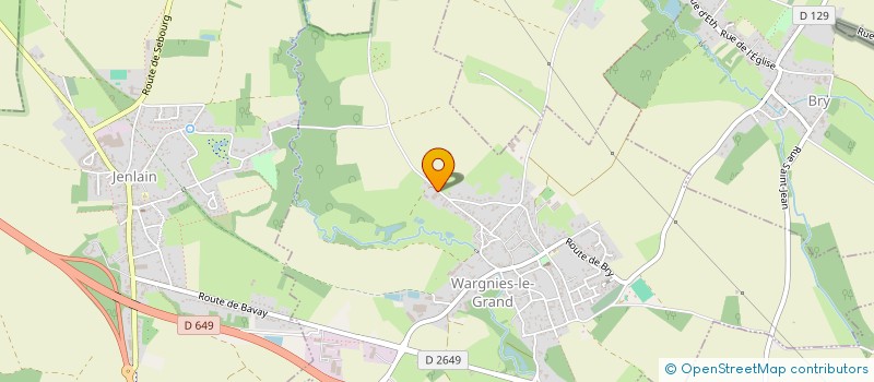 localisation de l'entreprise EARL DES CHARMES  WARGNIES-LE-GRAND